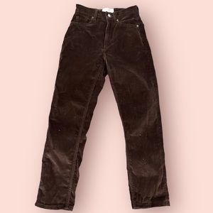 Brown Corduroy Everlane pants